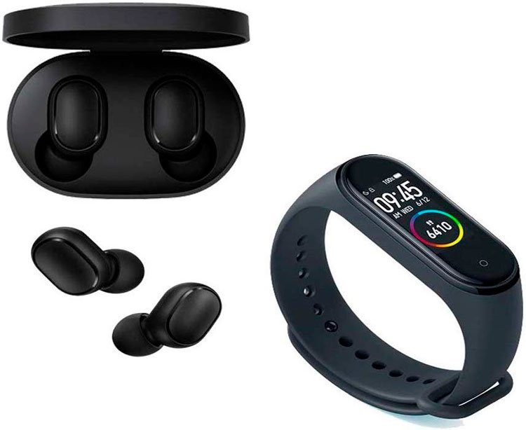 Smartwatch and wireless headset for tech mom