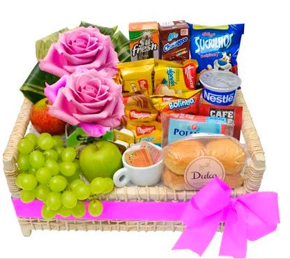 Wedding anniversary gifts »Breakfast basket