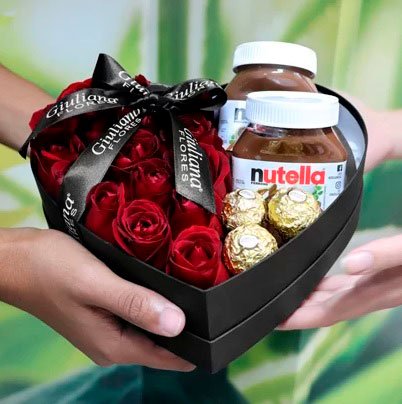 Gift Nutella Basket for Girlfriend