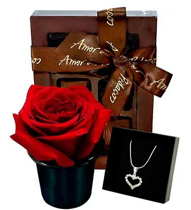 Chocolate and jewelry for the love of your life