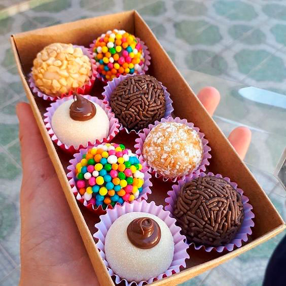Produce gourmet brigadeiros and sweets