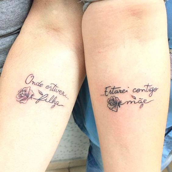 Get a mother and daughter tattoo